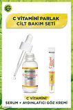 Garnier C Vitamini Parlak Aydınlatıcı Göz Kremi 15ml + Süper Aydınlatıcı Serum 30m
